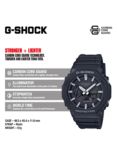 Casio Men's G-Shock Day Resin Strap Watch