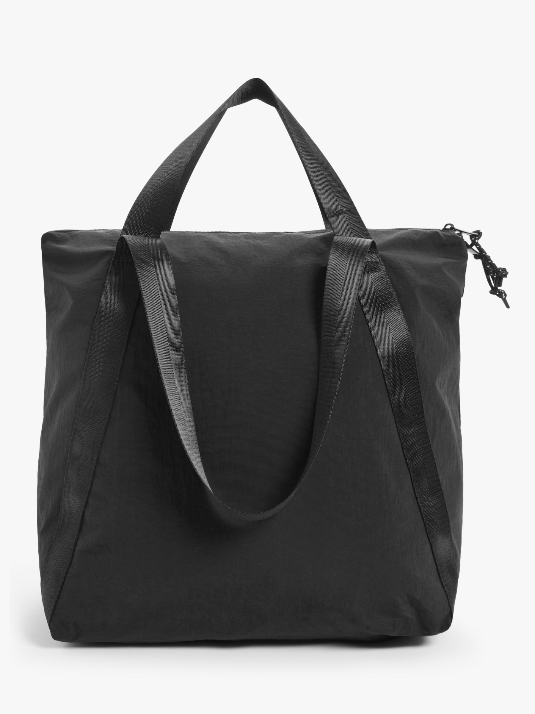 Kin Emi Nylon Tote Bag, Black at John Lewis & Partners