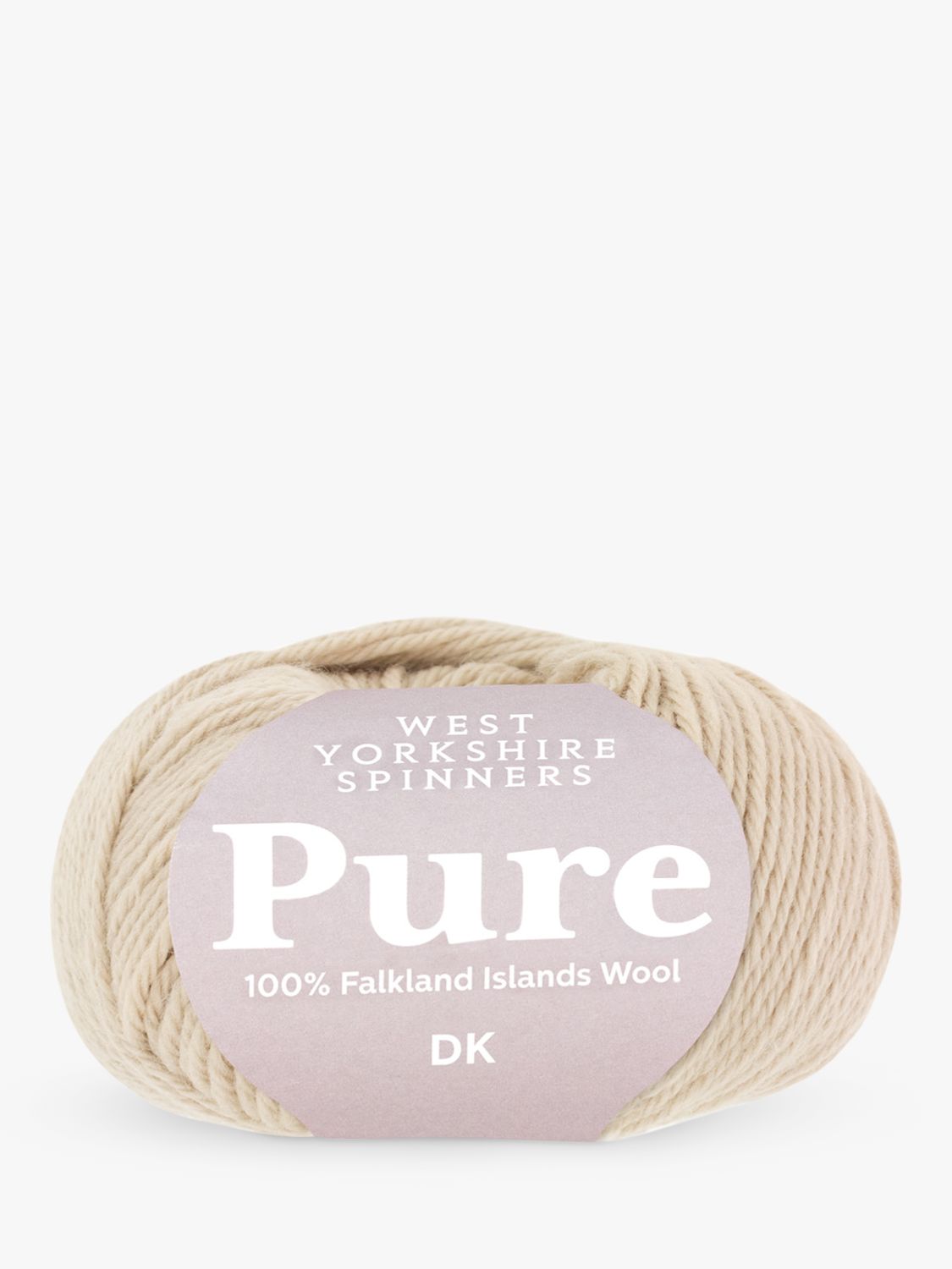 West Yorkshire Spinners Pure DK Yarn, 50g, Sand 208