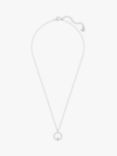 Swarovski Creativity Crystal Pave Round Pendant Necklace