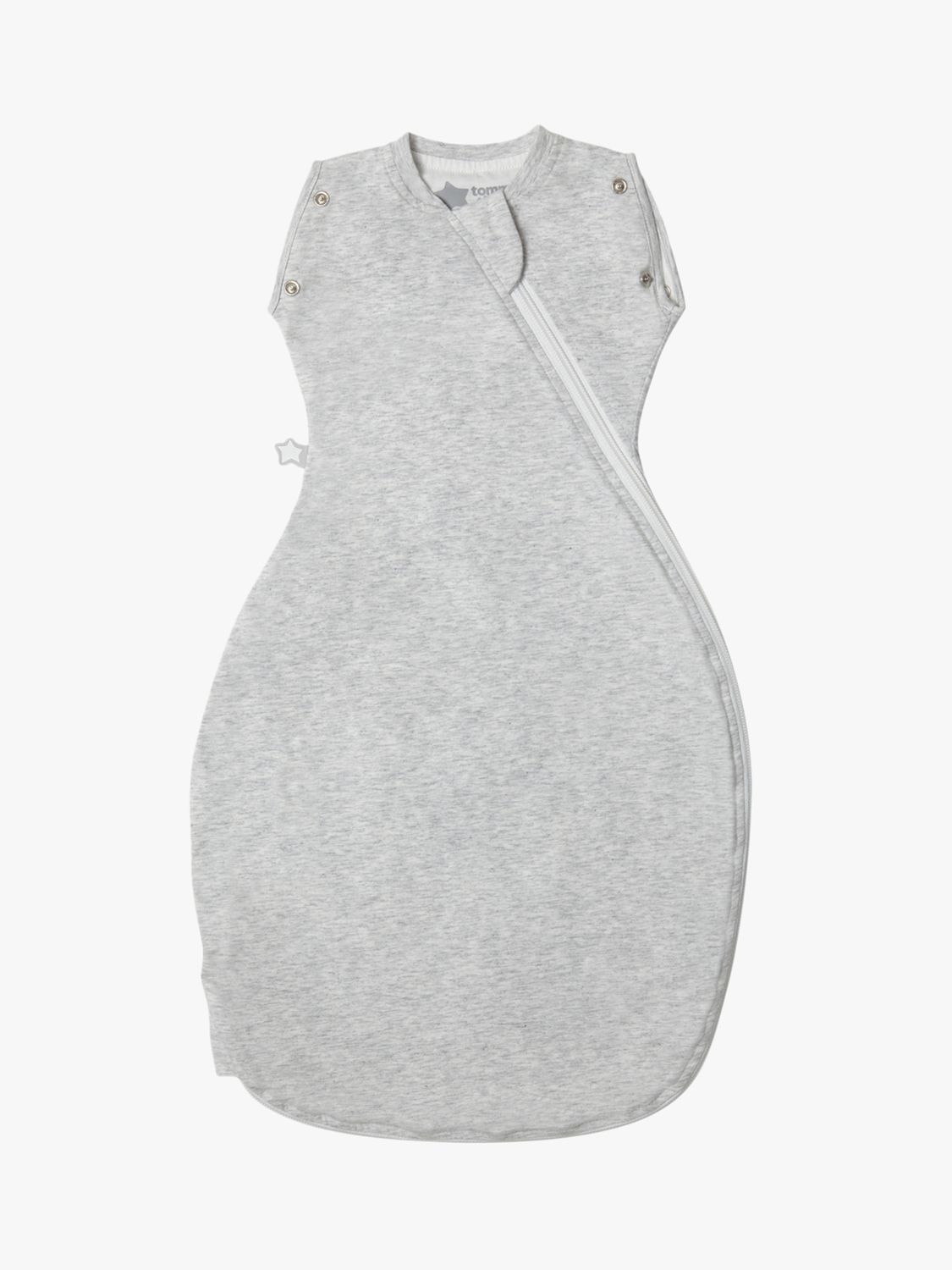 Tommee Tippee The Original Grobag Newborn Snuggle Baby Sleeping Bag, 1.0 Tog, Grey Marl