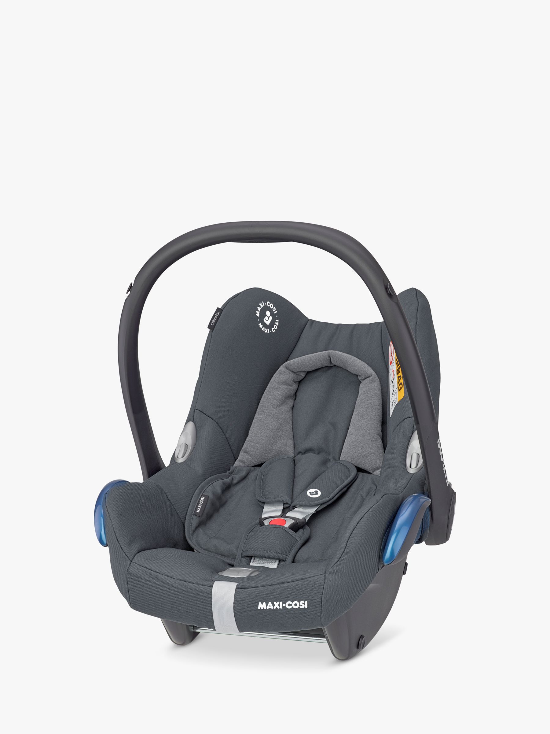 Maxi Cosi Cabriofix Group 0 Baby Car Seat Essential Graphite At John Lewis Partners