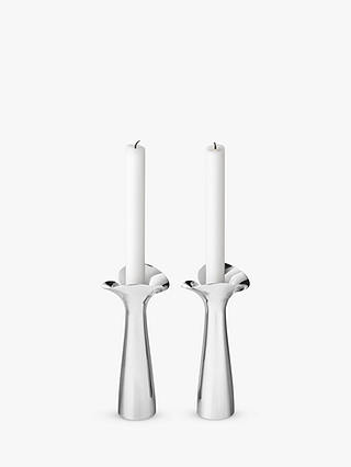 Georg Jensen Bloom Botanica Candlesticks, Set of 2