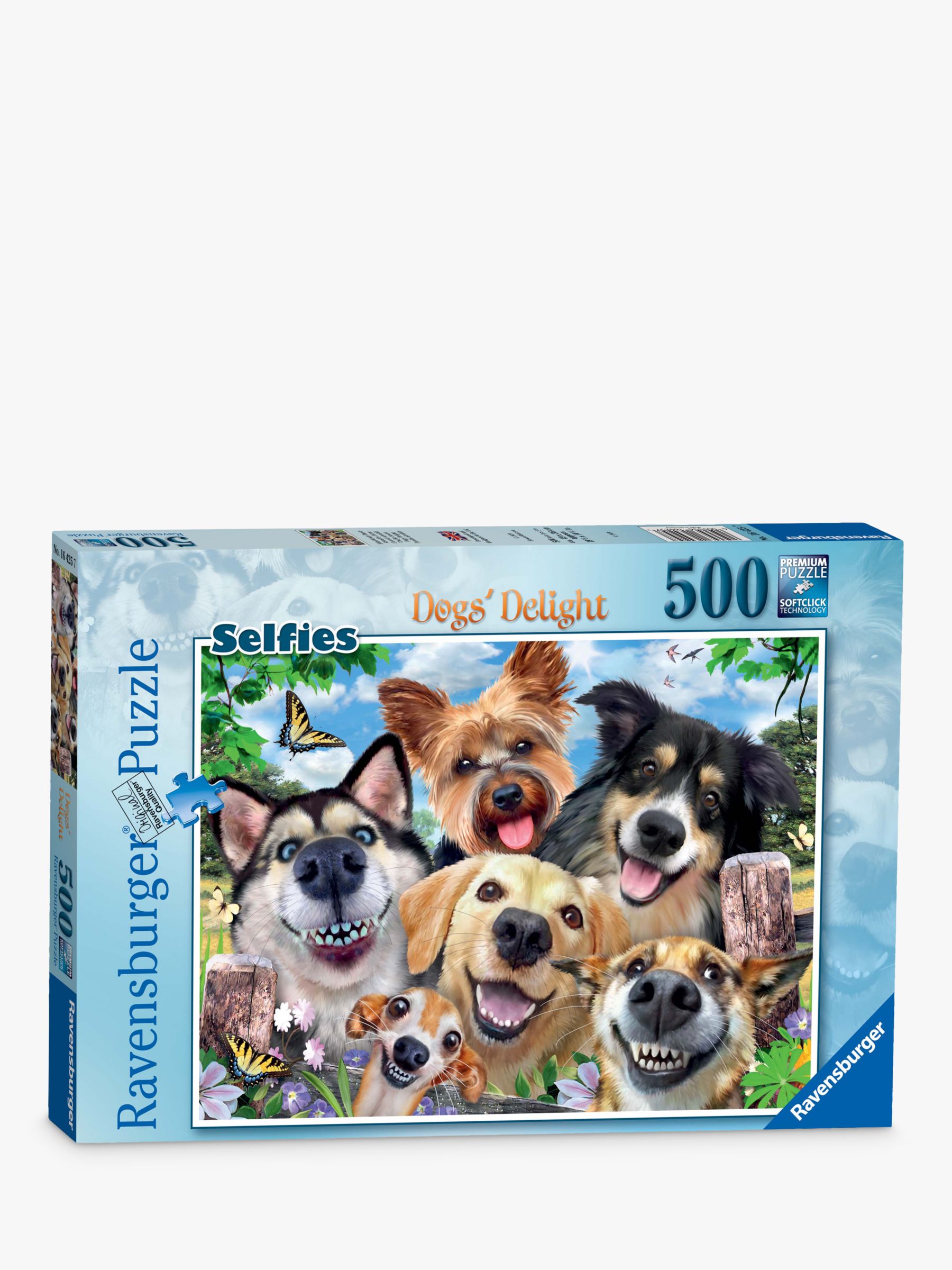 Ravensburger Selfies: Dogs' Delight Jigsaw Puzzle, 500 Pieces