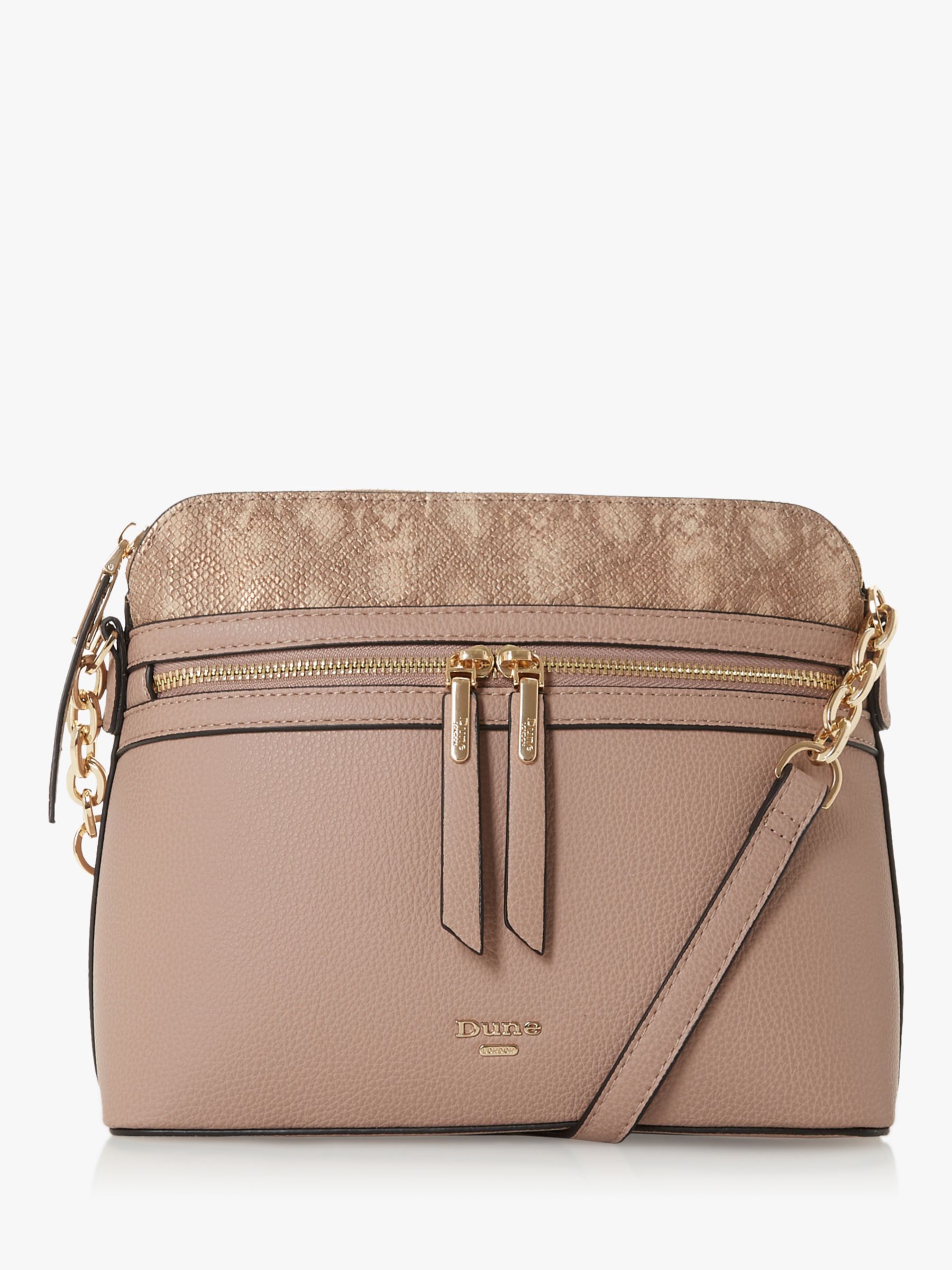 Dune Dolive Cross Body Bag, Cappuccino at John Lewis & Partners