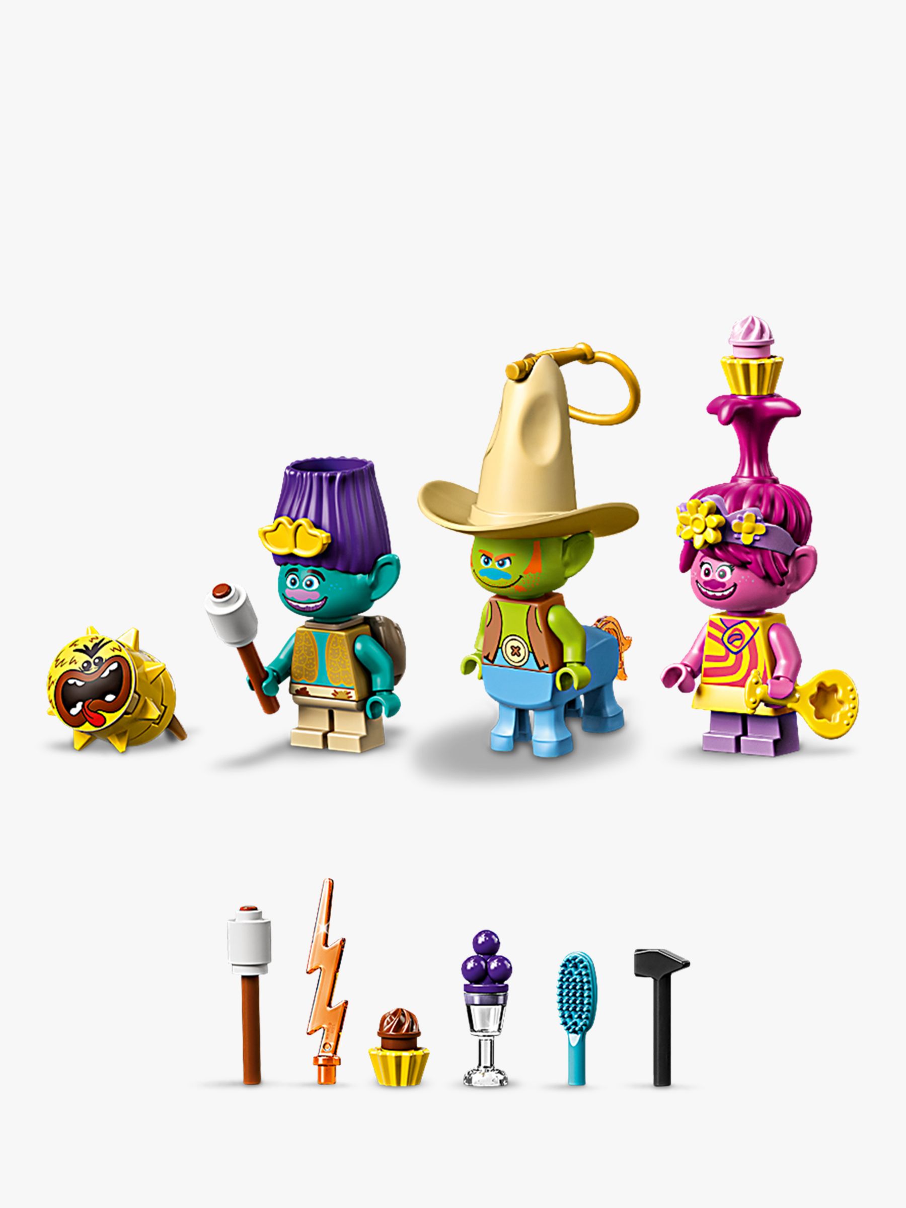 NEW LEGO Trolls Hickory with Hat and Dog 41253 GENUINE Minifigure Mini Figure