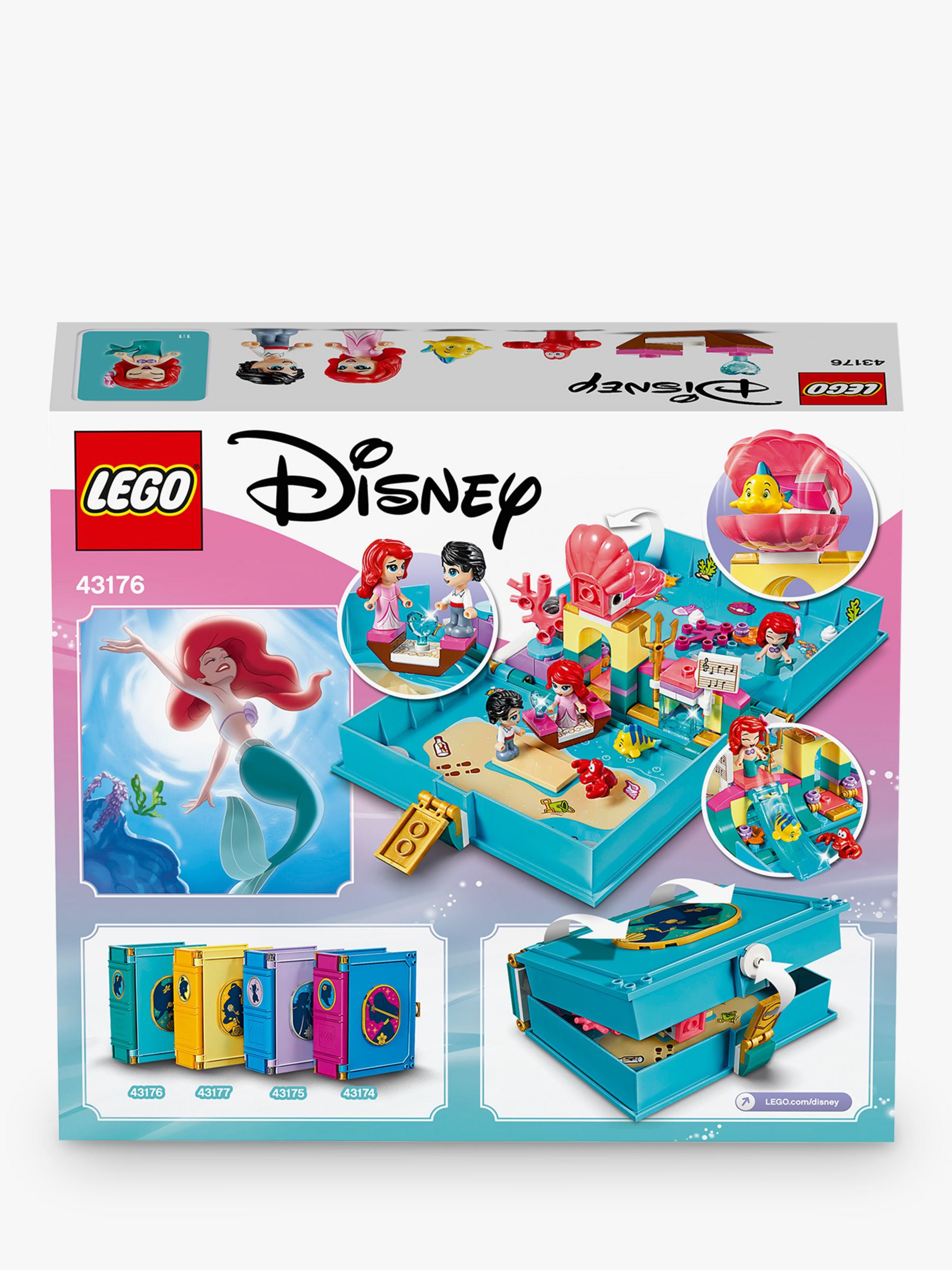 Disney Lego Ariel's Storybook Adventures Building Set New with Box 