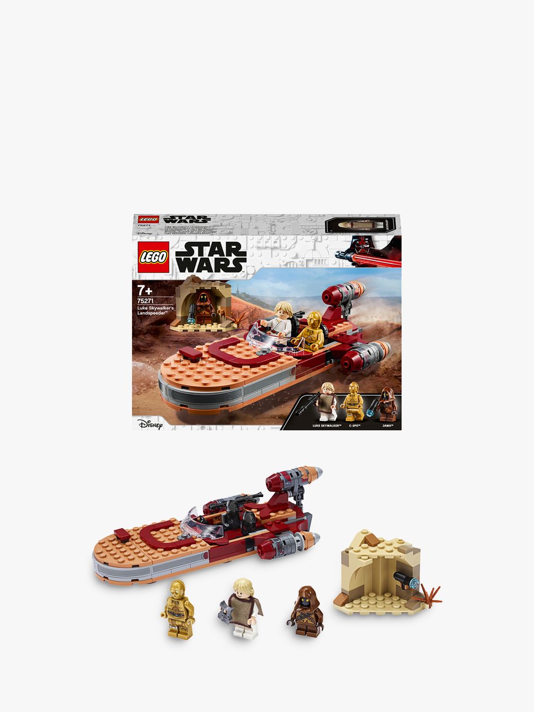 LEGO Star Wars 75271 Luke Skywalker's Landspeeder at John Lewis & Partners