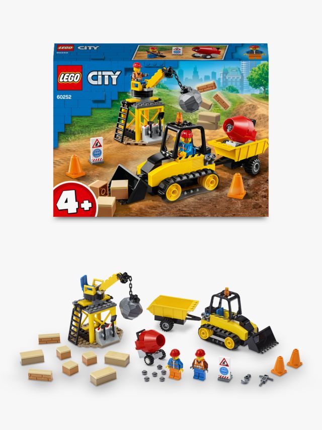 LEGO City Construction Bulldozer 60252 Toy Construction Set, Cool