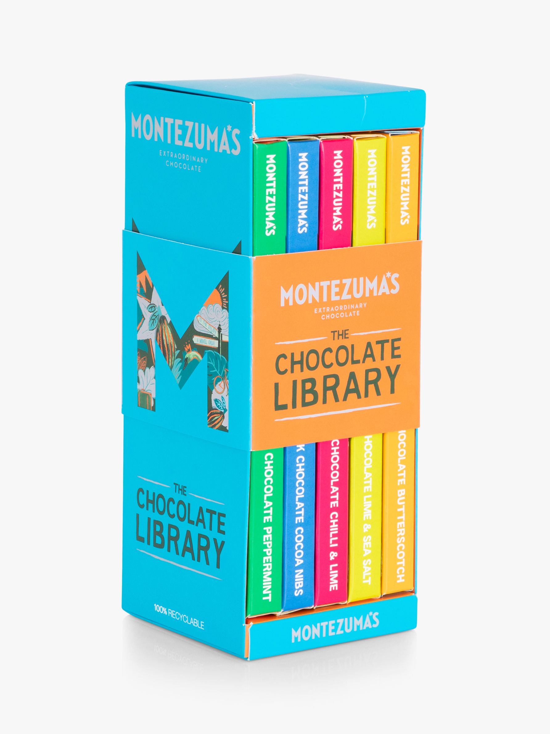 Montezuma's Chocolate Bar Library, 5 Flavours, 450g