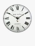 Lascelles London Clockmaker Wall Clock, 36cm, White
