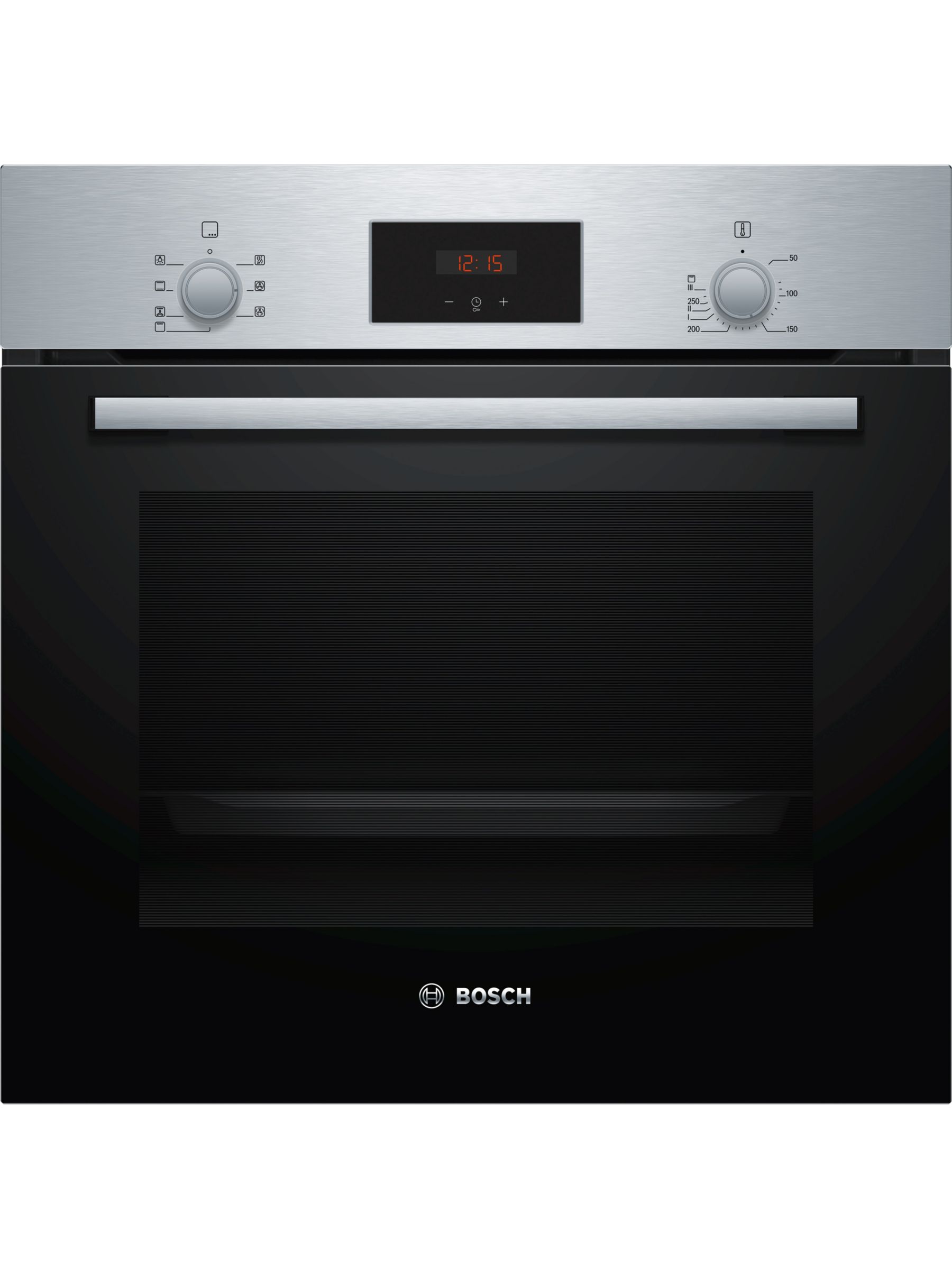 Bosch HBF113BR0B Multifunction Built-Under Single Oven, A Energy Rating, Black/Stainless Steel
