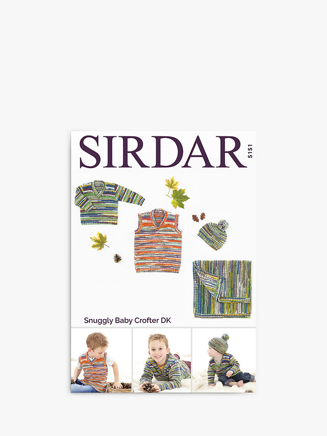 Sirdar Snuggly Baby Crofter Children’s Jumper and Accessories Knitting Pattern, 5151