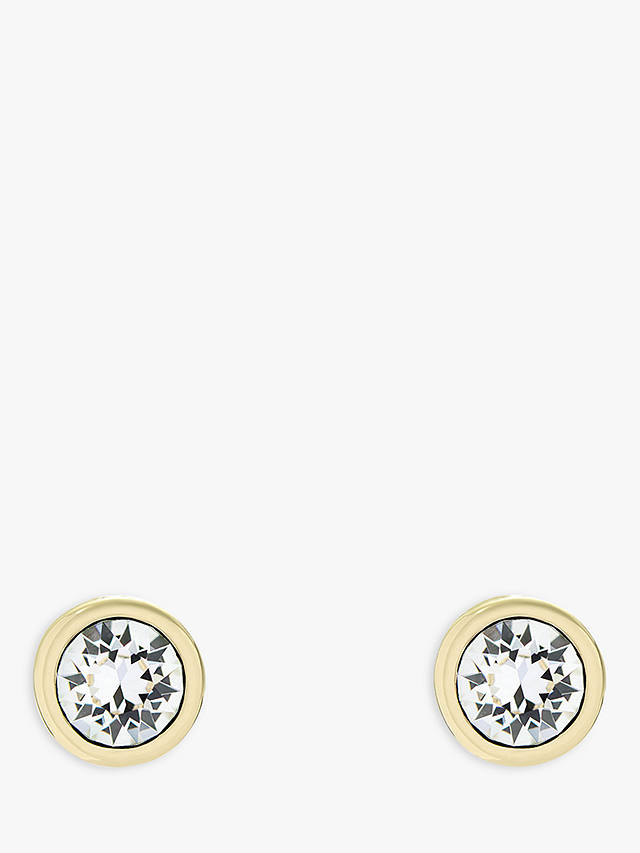 Ted Baker Sinaa Crystal Round Stud Earrings, Gold