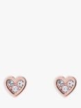 Ted Baker Crystal Small Heart Stud Earrings