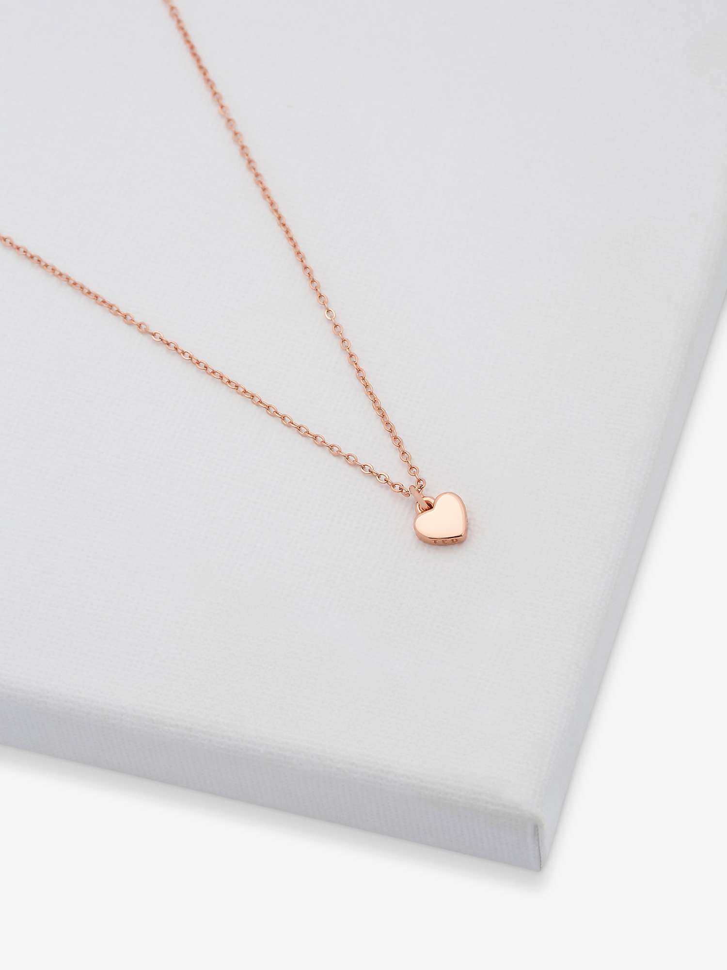 Buy Ted Baker Tiny Heart Pendant Necklace Online at johnlewis.com
