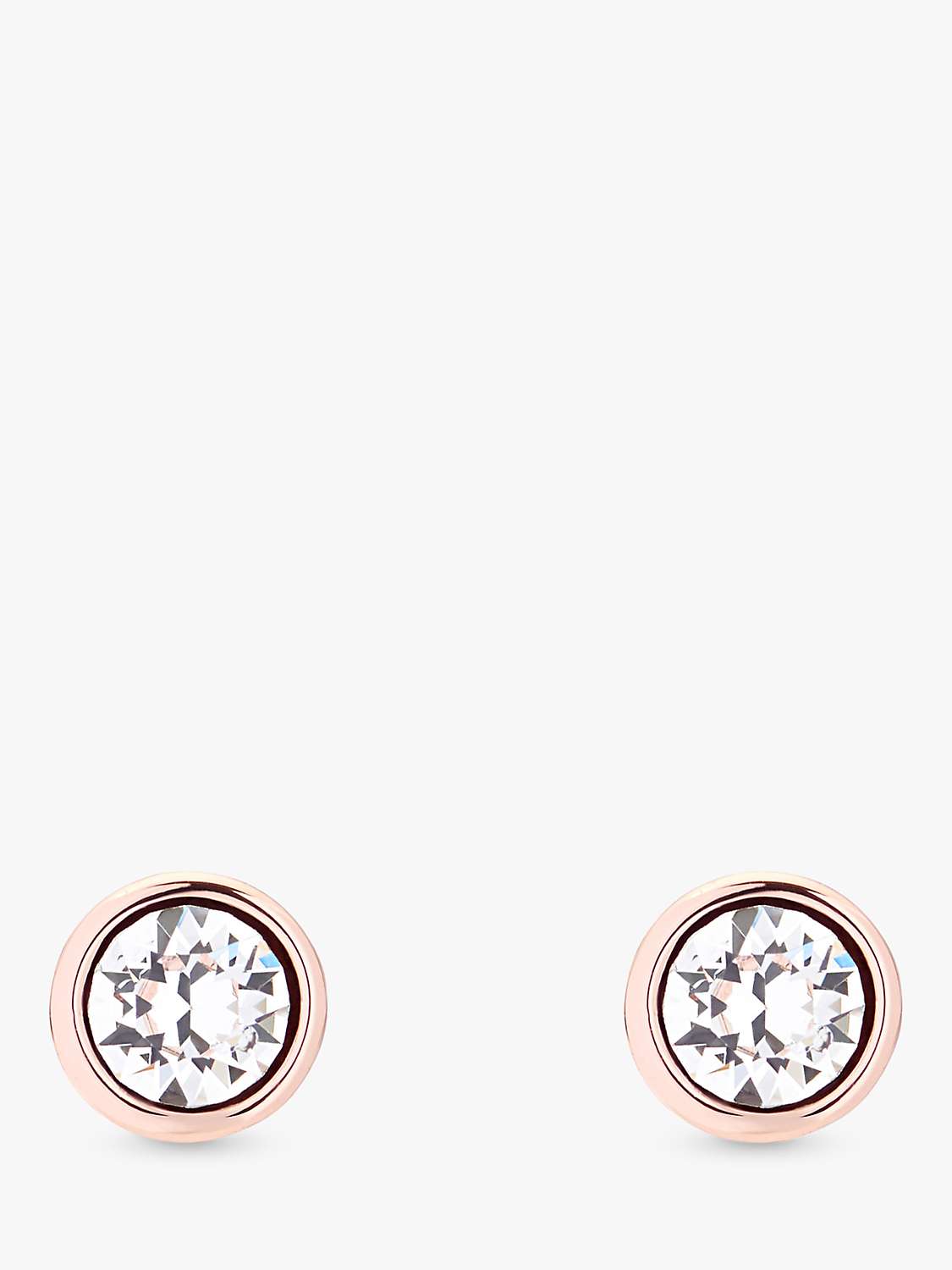 Buy Ted Baker Sinaa Crystal Round Stud Earrings Online at johnlewis.com