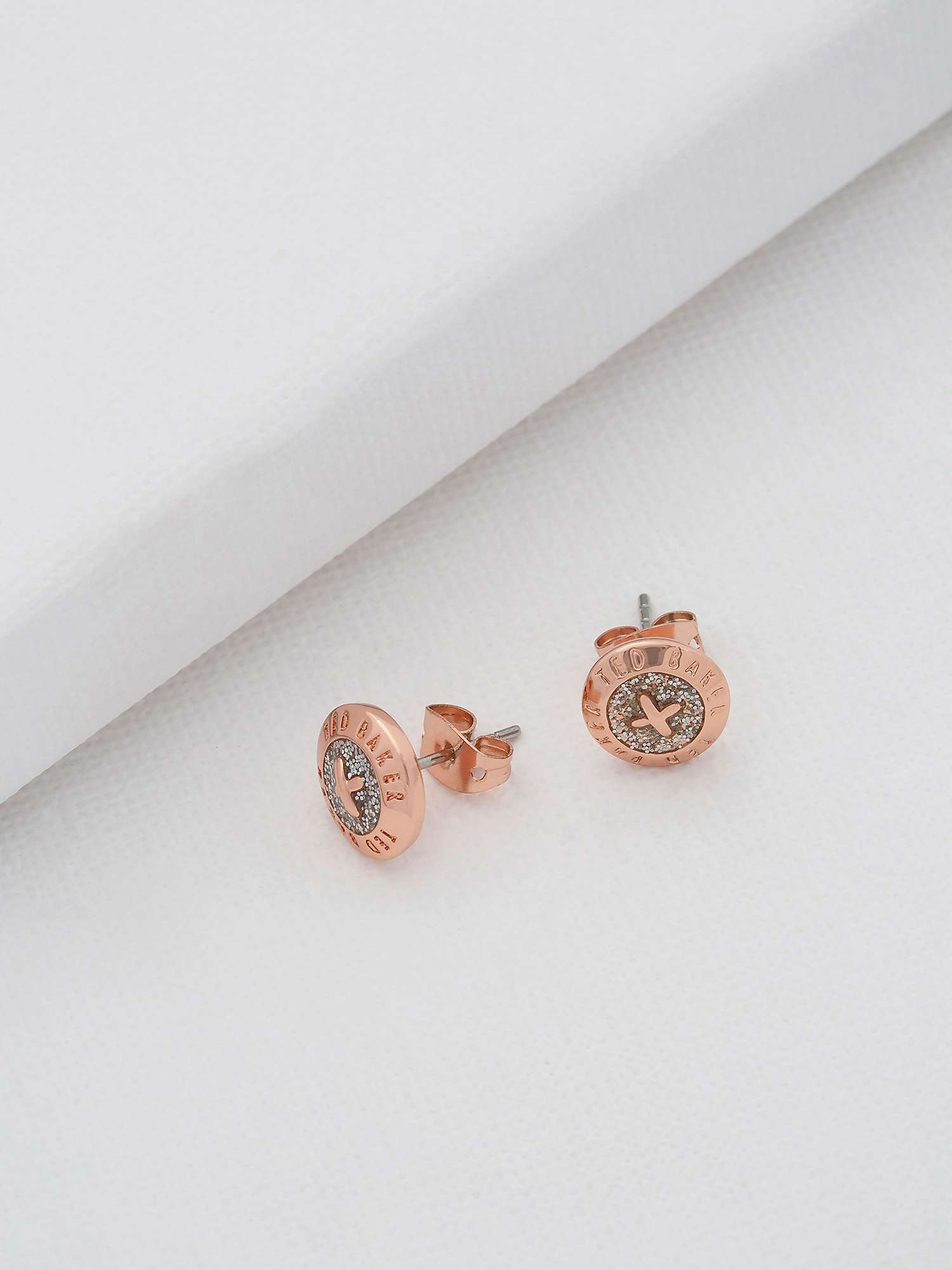 Buy Ted Baker Mini Button Enamel Stud Earrings Online at johnlewis.com
