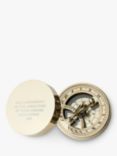 Treat Republic Personalised Brass Sundial & Compass