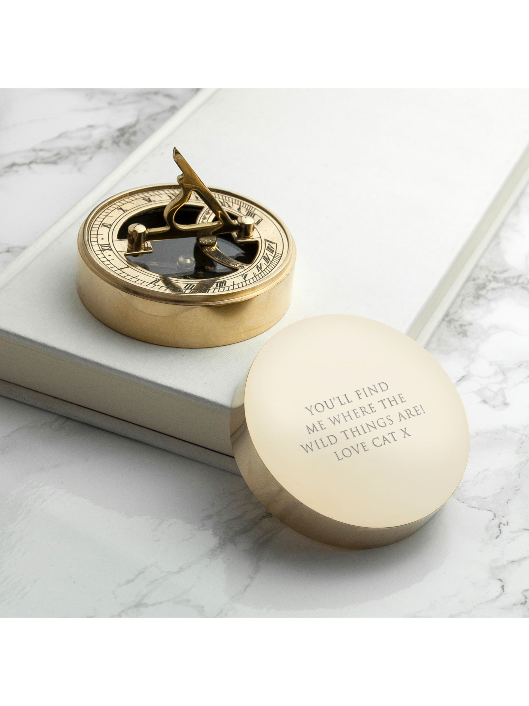 Personalised Iconic Adventurer's Sundial Compass – Treat Republic