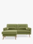 G Plan Vintage The Sixty Five LHF Medium 2 Seater Chaise End Sofa, Marl Green