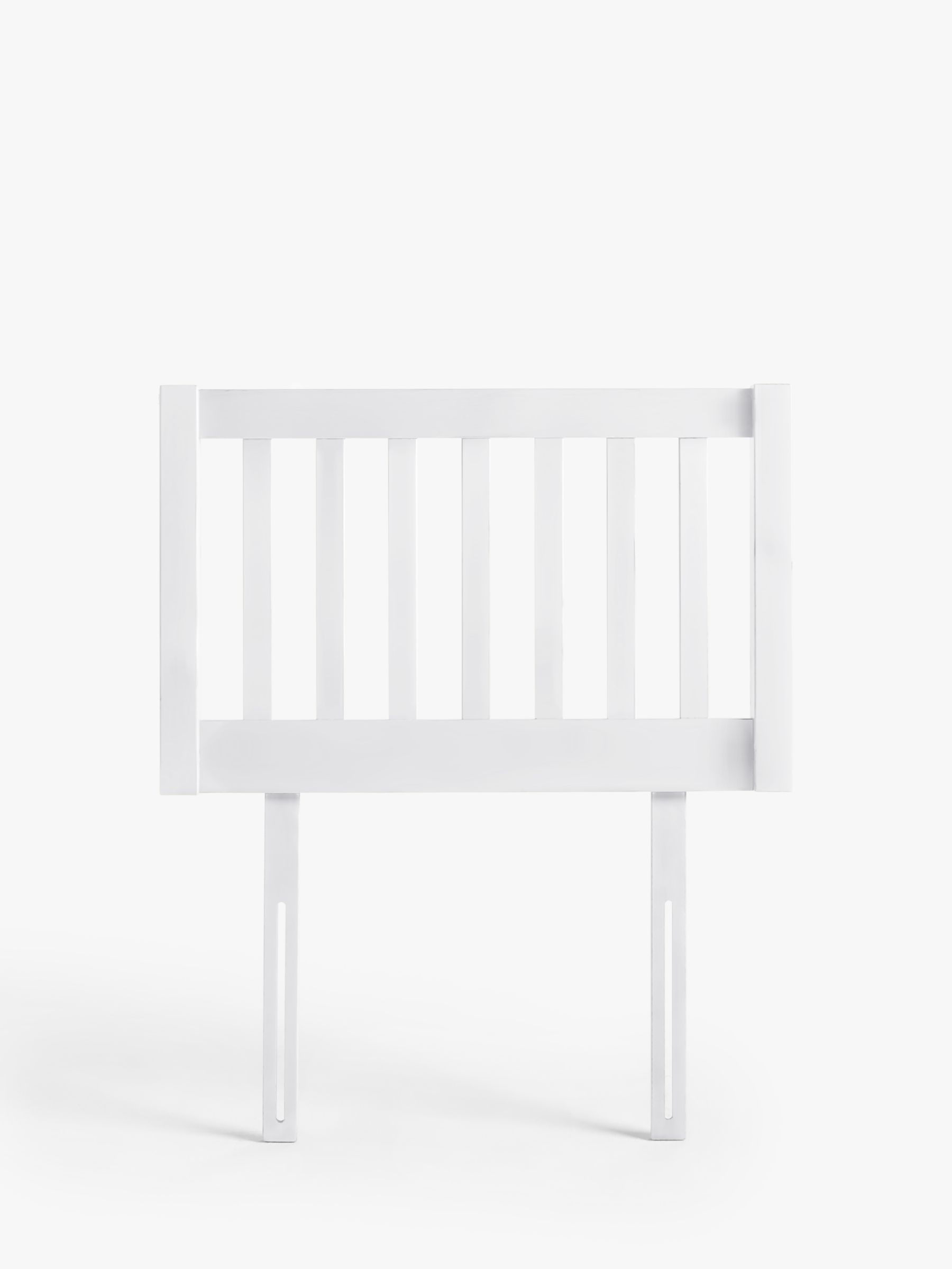 John Lewis ANYDAY Wilton Headboard, Single, White