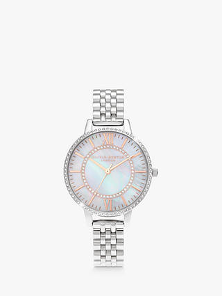 Olivia Burton Women's Wonderland Crystal Bracelet Strap Watch
