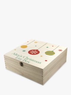 Treat Republic Personalised Baubles Christmas Eve Box