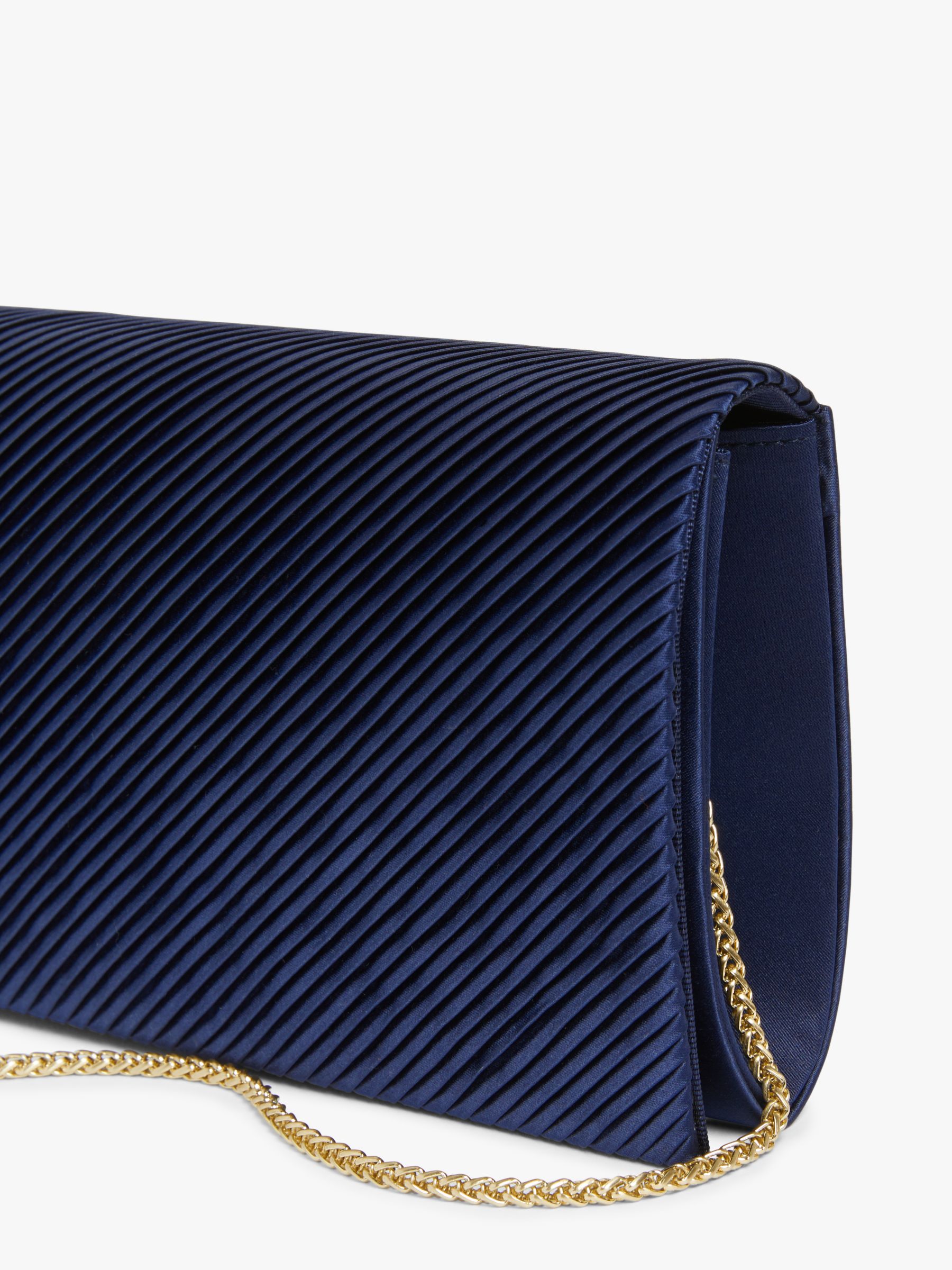 next navy clutch bag