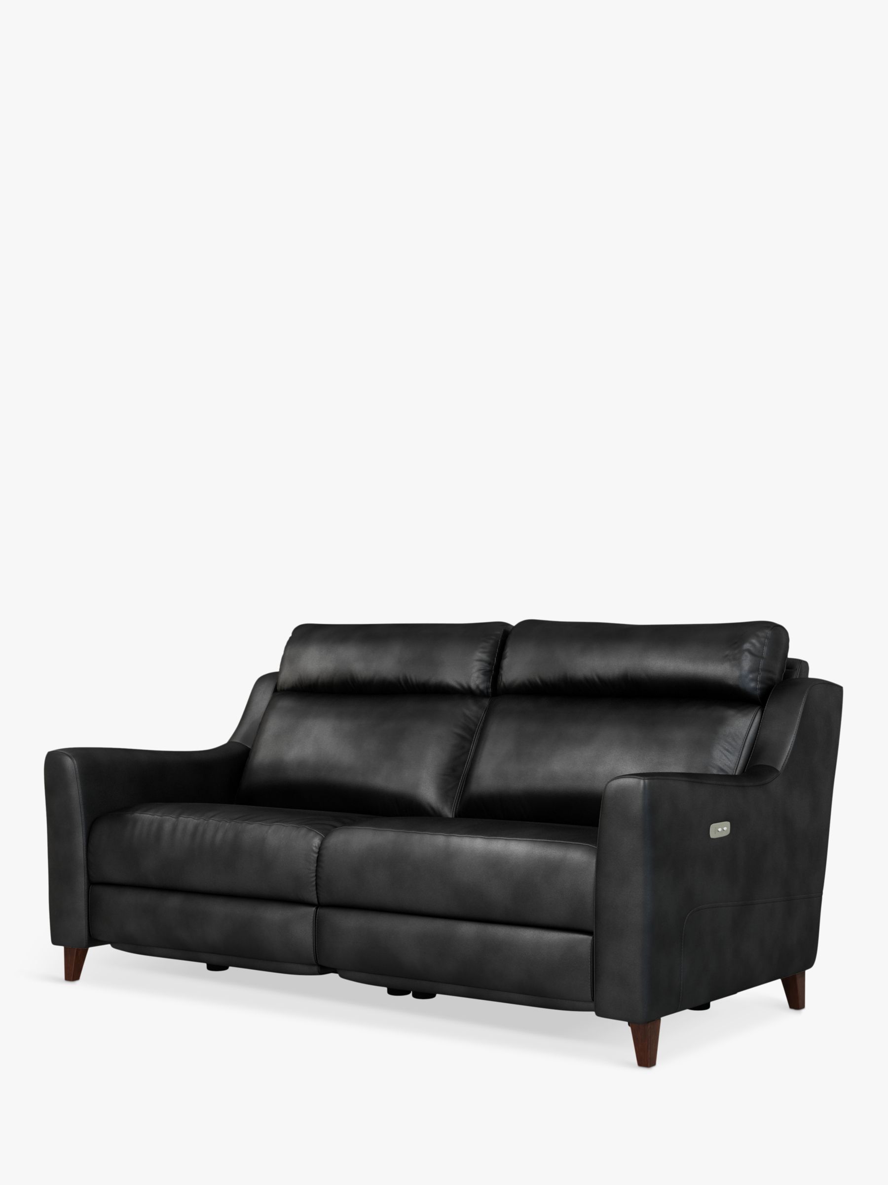2 Seater Power Recliner Leather Sofa, Leather Sofa Electric Recliner