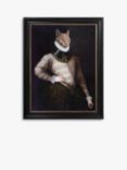 Merlin The Cat - Framed Canvas, 41 x 36.5cm, Multi
