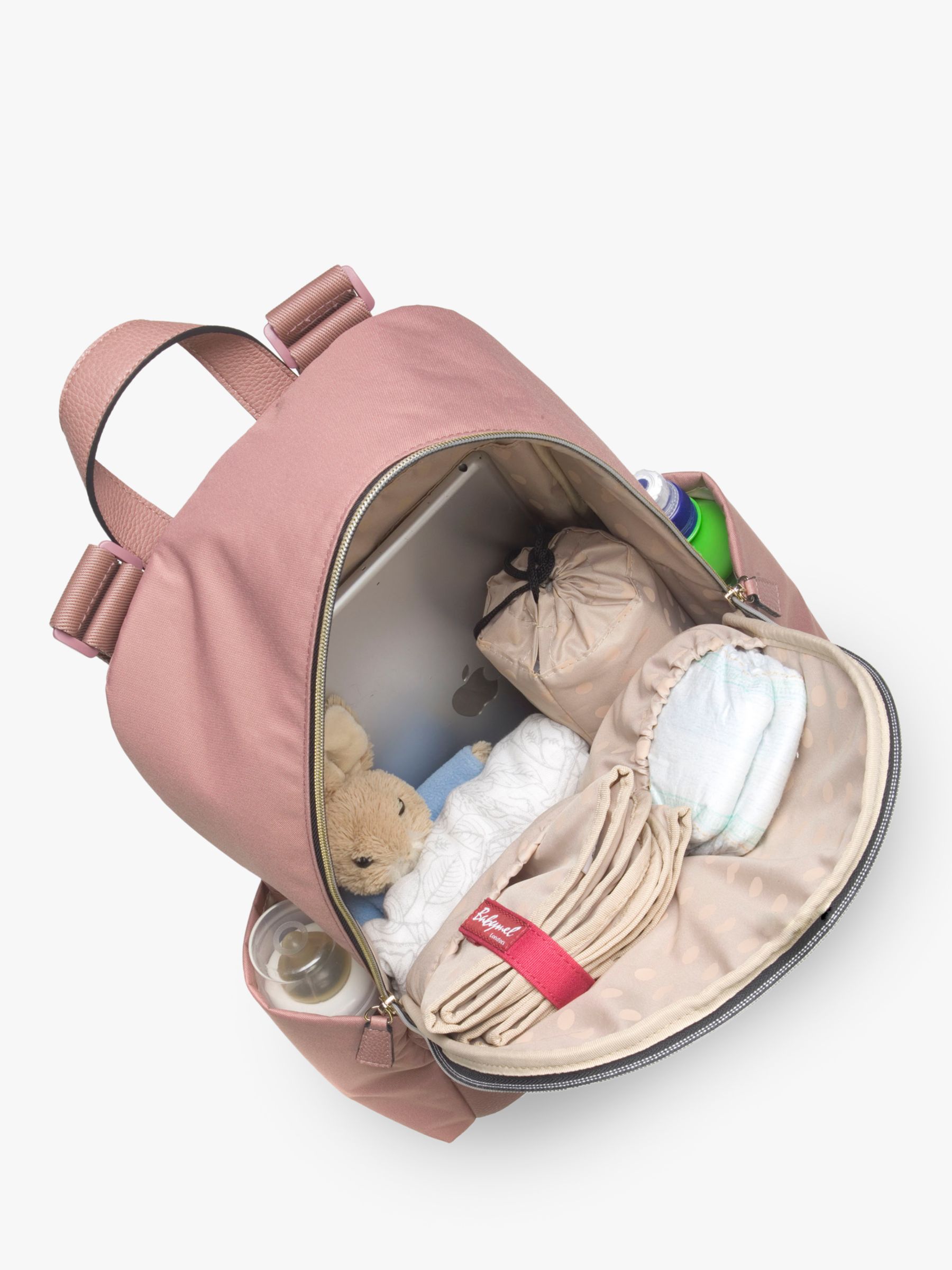 babymel pink changing bag