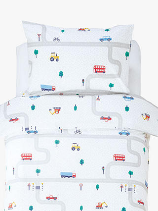 Great Little Trading Co On The Road Duvet Cover and Pillowcase Set, Single, Multi
