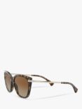 Ralph Lauren RA5267 Women's Butterfly Sunglasses, Havana/Brown Gradient