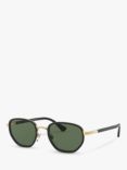 Persol PO2471S Men's Oval Sunglasses