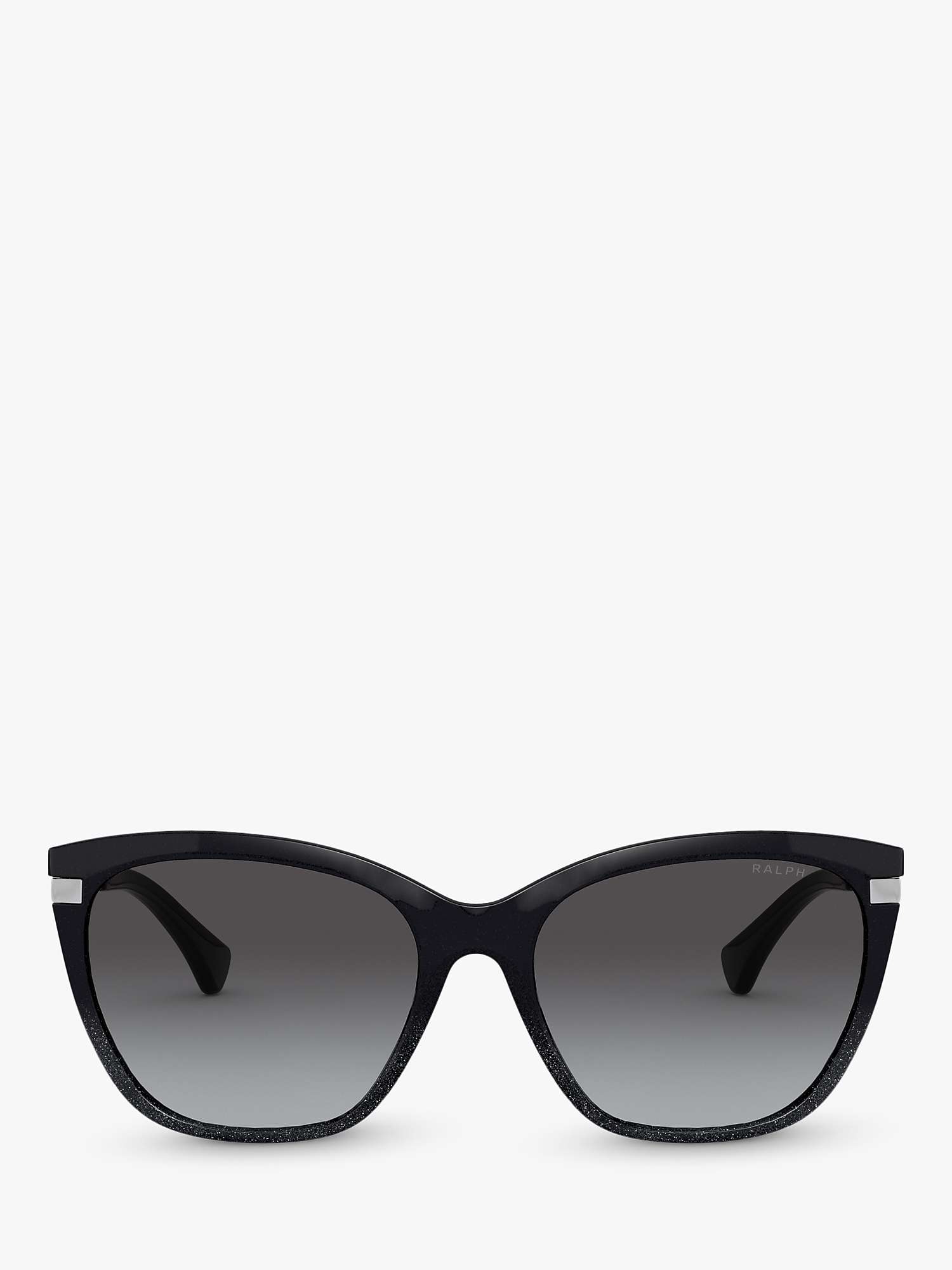 Ralph Lauren RA5267 Women\'s Butterfly Sunglasses, Black/Grey Gradient at  John Lewis & Partners