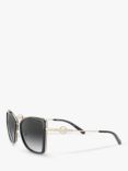 Michael Kors MK1067B Women's Corsica Cat's Eye Sunglasses