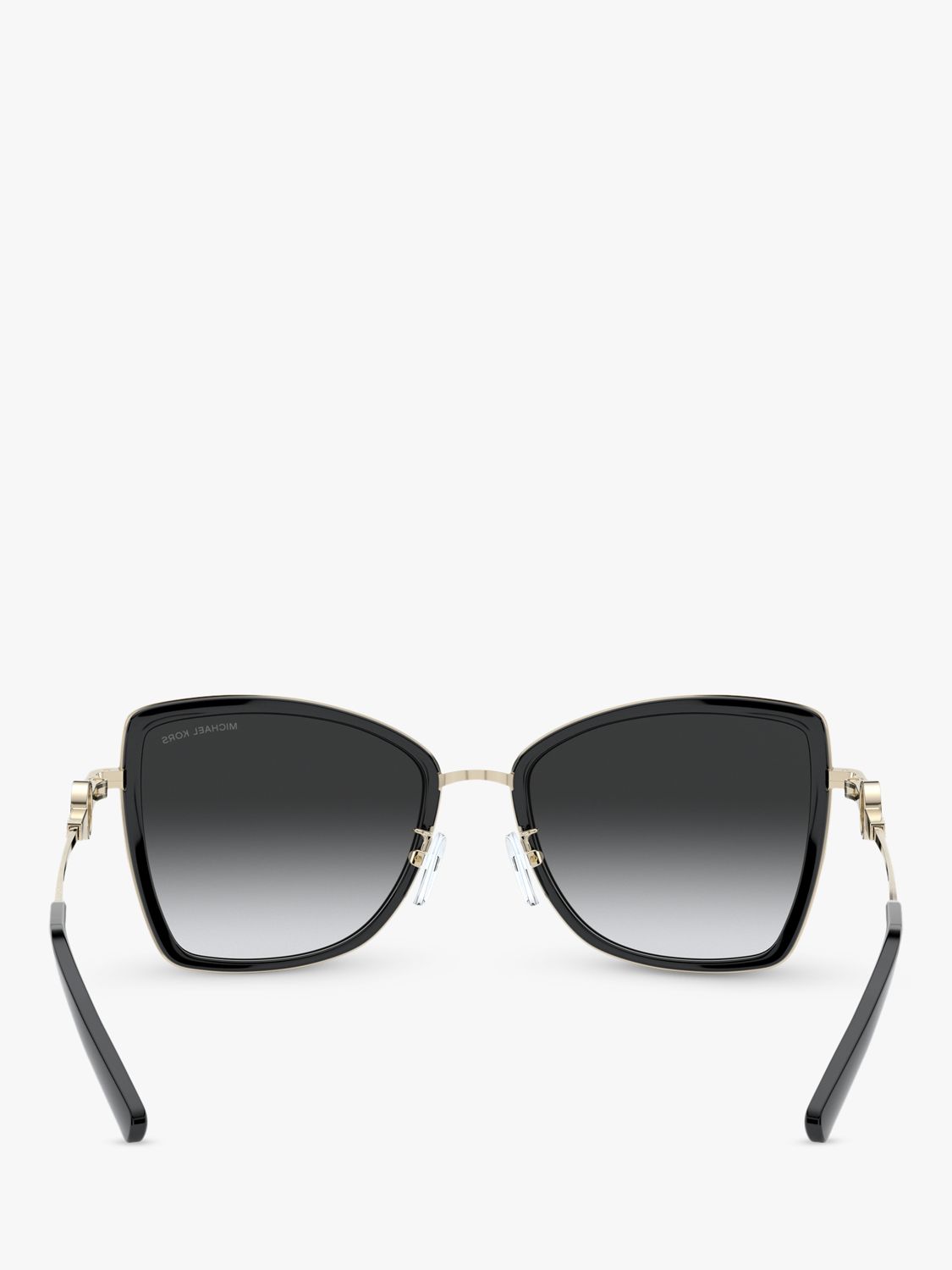 Michael Kors MK1067B Women's Corsica Cat's Eye Sunglasses, Gold Black ...