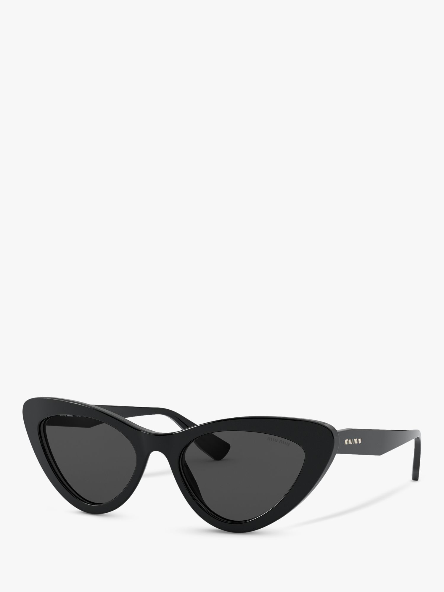Miu Miu MU 01VS Women's Butterfly Sunglasses, Black