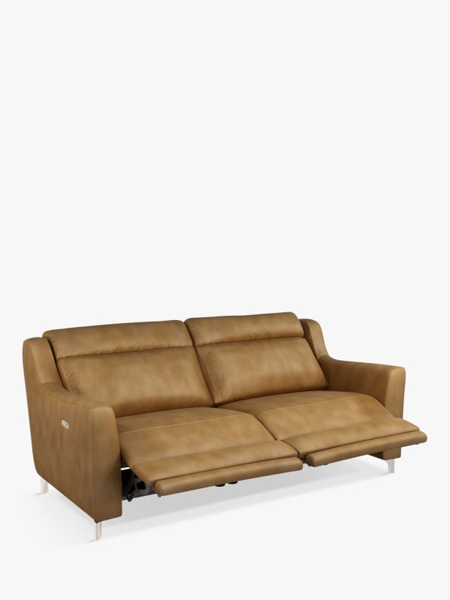 John lewis 2024 leather sofa