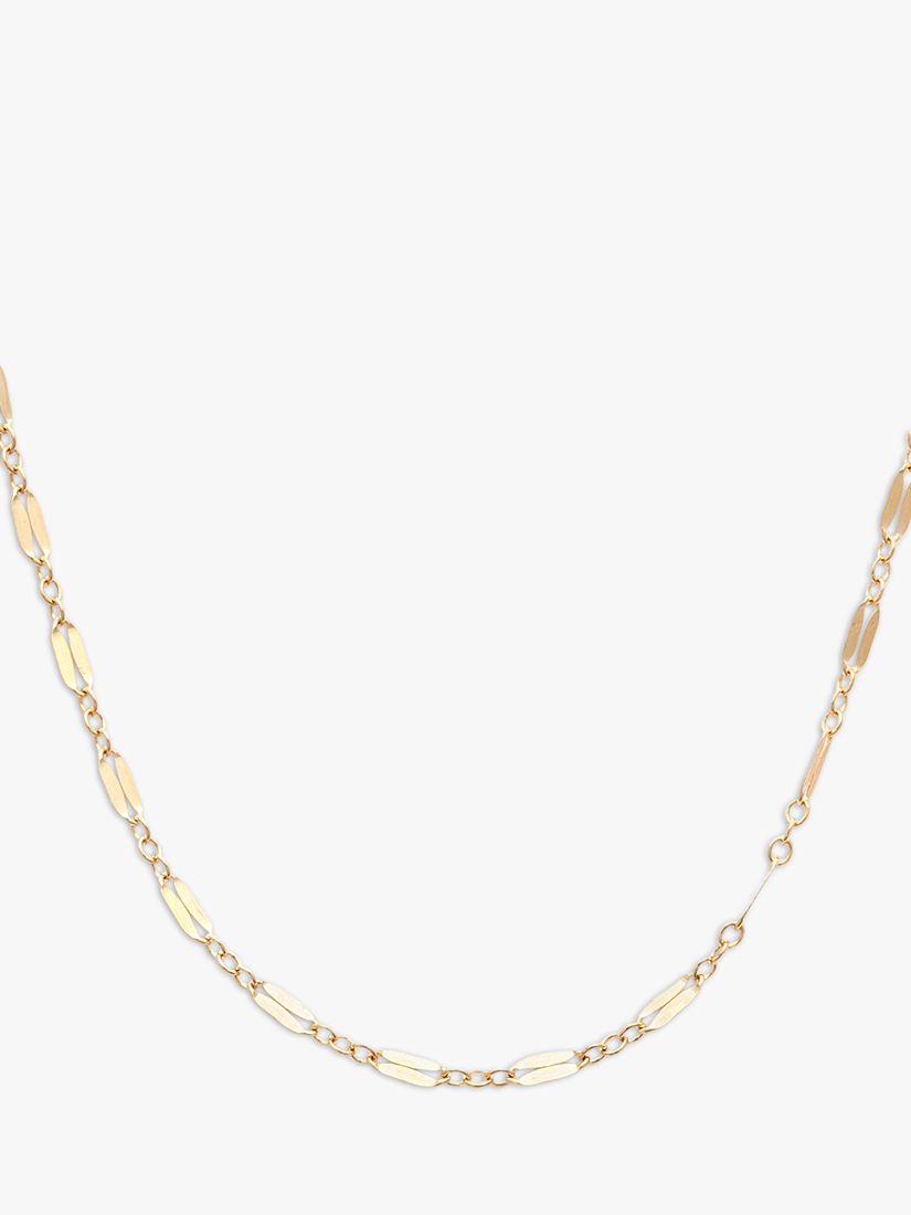 Leah Alexandra Mara Chain Necklace, Gold at John Lewis & Partners