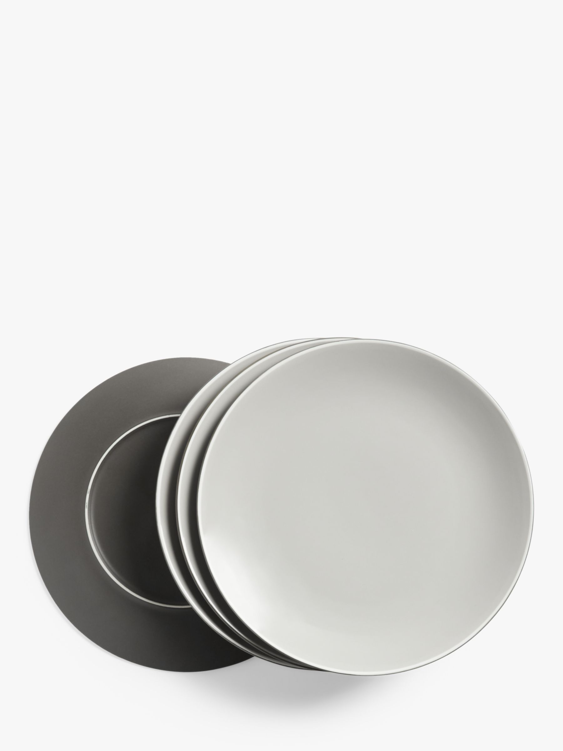 John Lewis & Partners Puritan Dinner Plates, Set of 4, 27.8cm at John