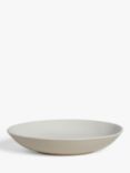 John Lewis Puritan Stoneware Pasta Bowls, Set of 4, 25.3cm, Putty