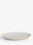 John Lewis Puritan Stoneware Side Plates, Set of 4, 21.5cm, Putty