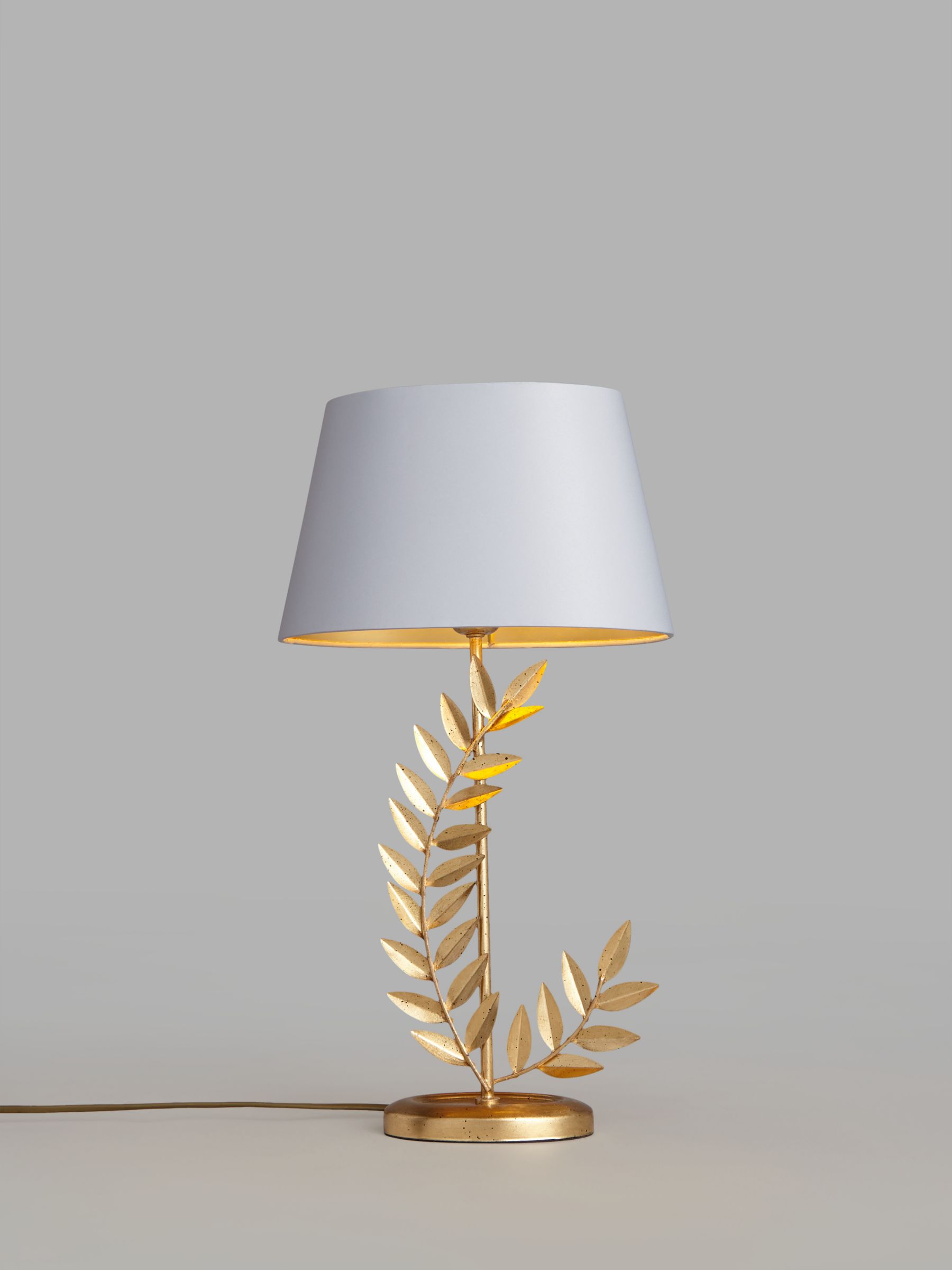 Foliage Table Lamp Gold, John Lewis Table Lamps