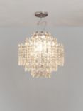 John Lewis Arabesque Crystal Chandelier Ceiling Light, Clear