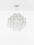 John Lewis Arabesque Crystal Chandelier Ceiling Light, Clear