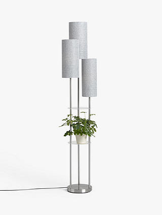 Partners Cer Trio Shelf Floor Lamp, Plant Stand Floor Lamp Uk