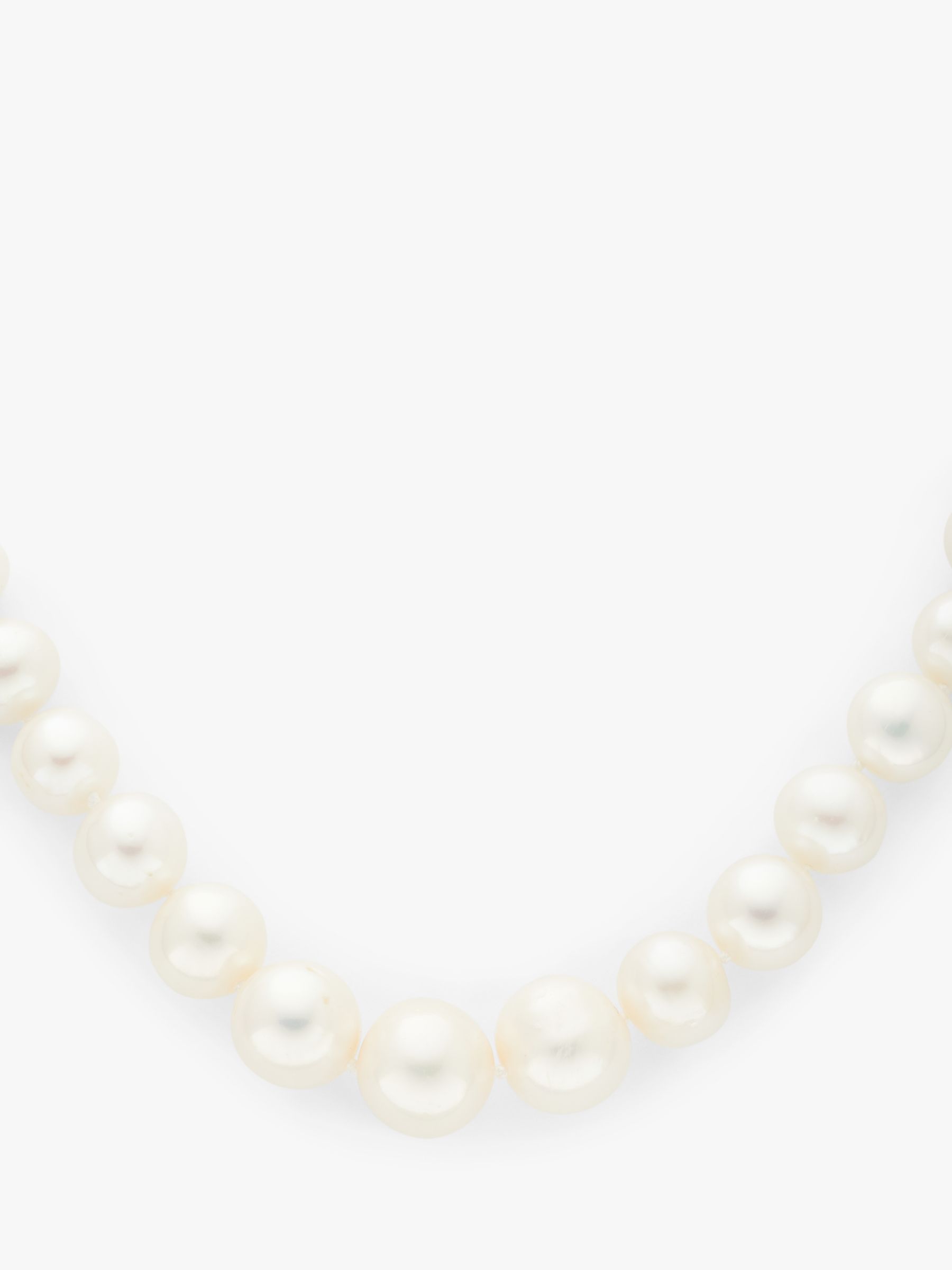 Buy Lido Pearls Graduating Freshwater Pearl Necklace, White Online at johnlewis.com