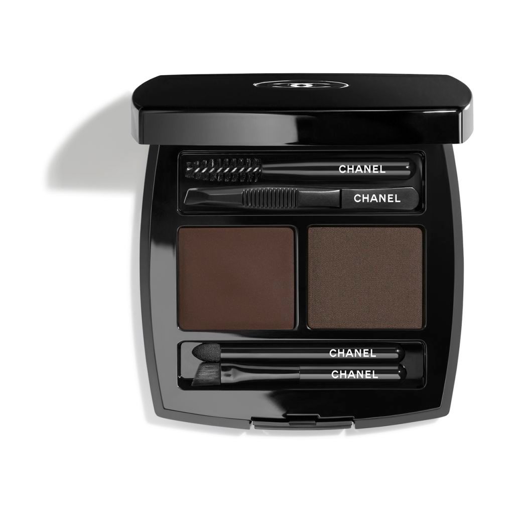 CHANEL La Palette Sourcils Brow Wax and Brow Powder Duo with Accessories, 03 Dark 1